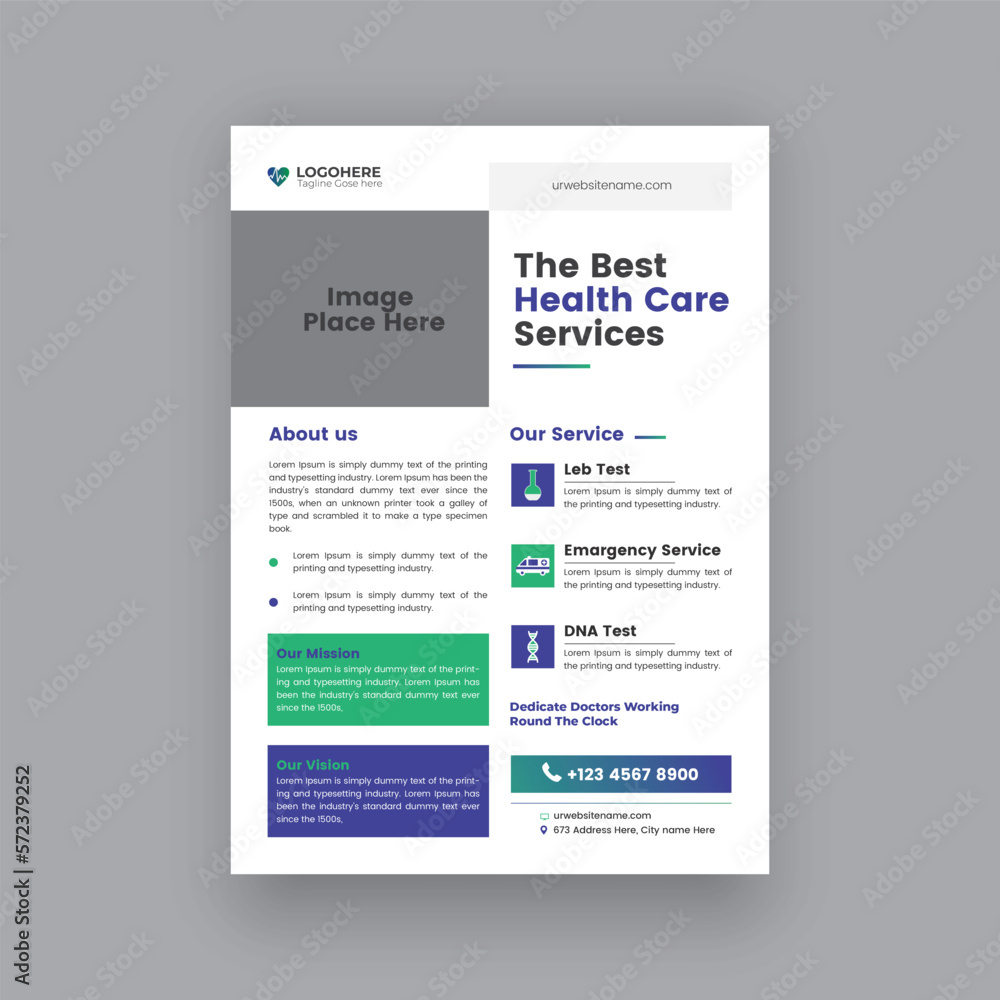 Medical Flyer Design Template Medical Flyer Design Template