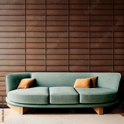 modern living room with sofa