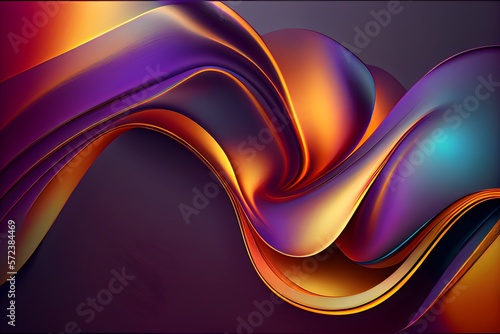 Modern Abstract Background purple orange maroon yellow, generative ai, concept art resource