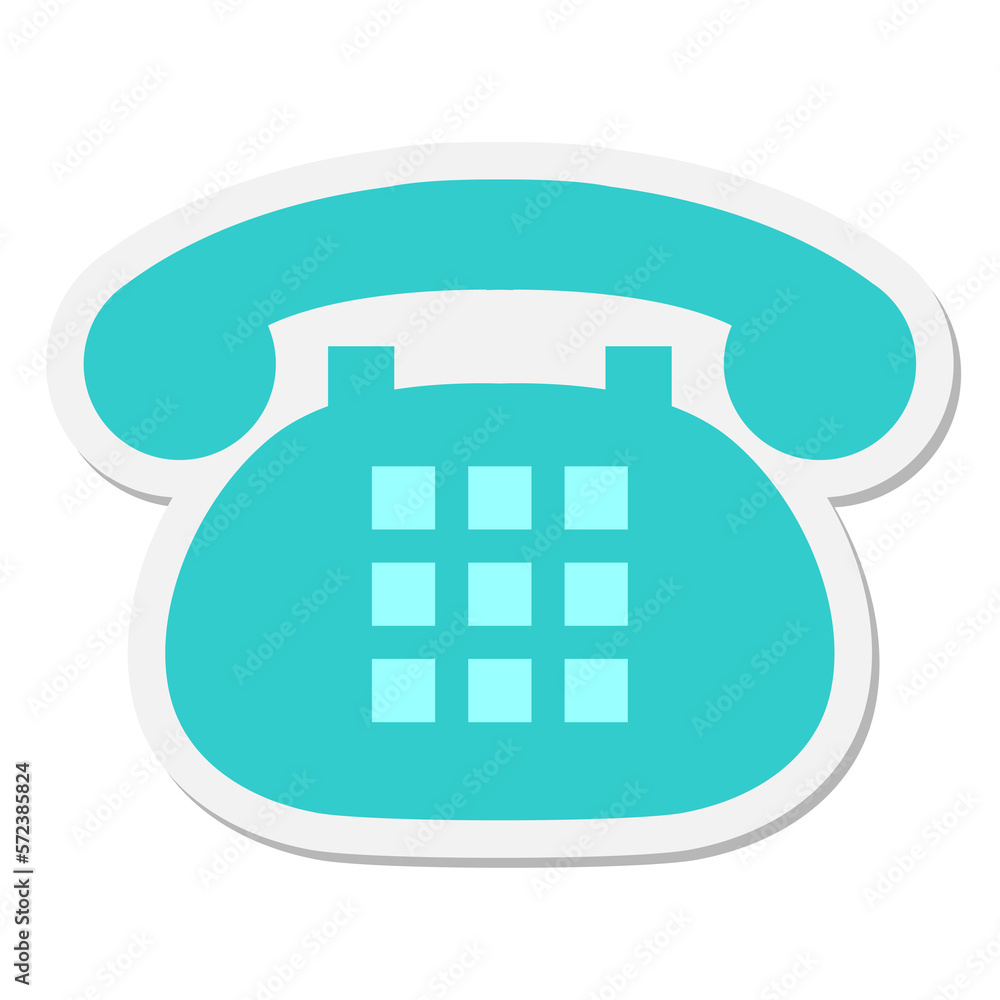 telephone sticker