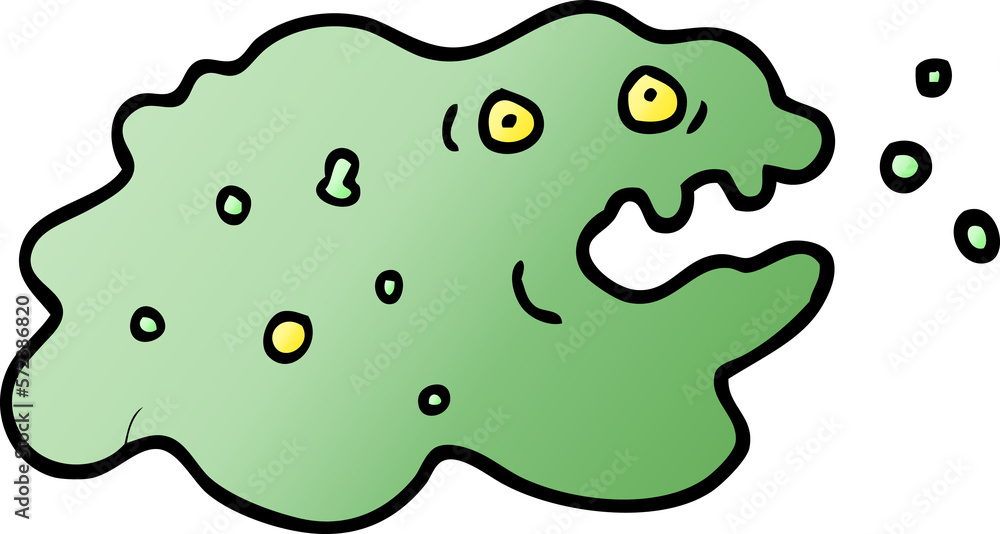 vector gradient illustration cartoon germ vector gradient illustration cartoon germ