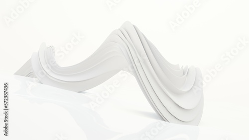3D Render Of An Abstract Shape Design