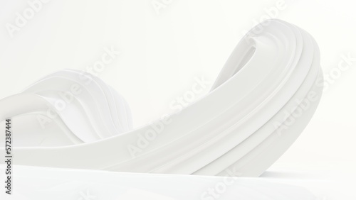3D Render Of An Abstract Shape Design