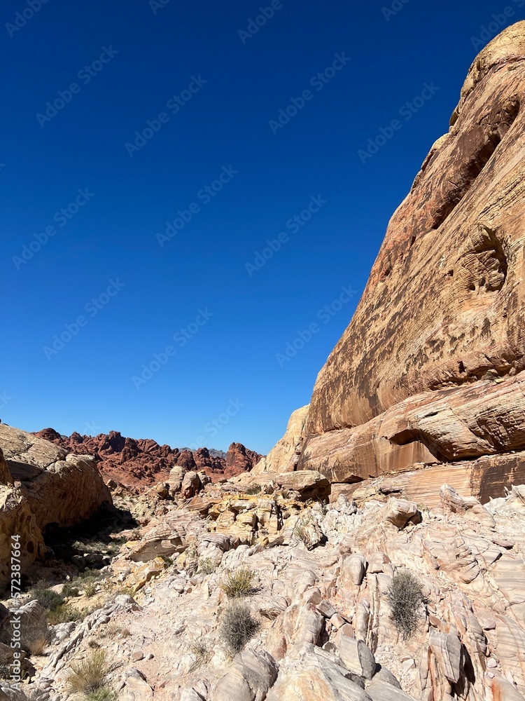 red rock canyon desert old ocean floor