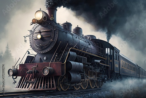 steam train Generative Ai