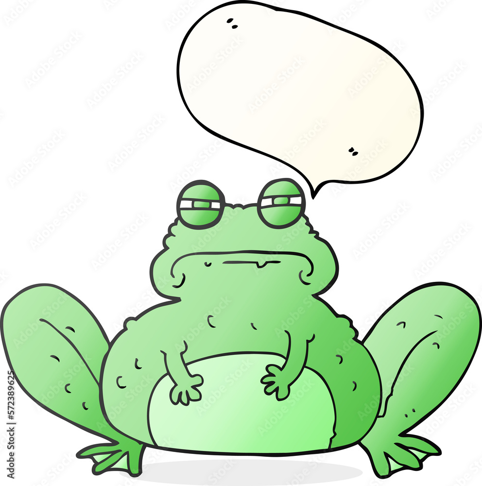 speech bubble cartoon frog speech bubble cartoon frog