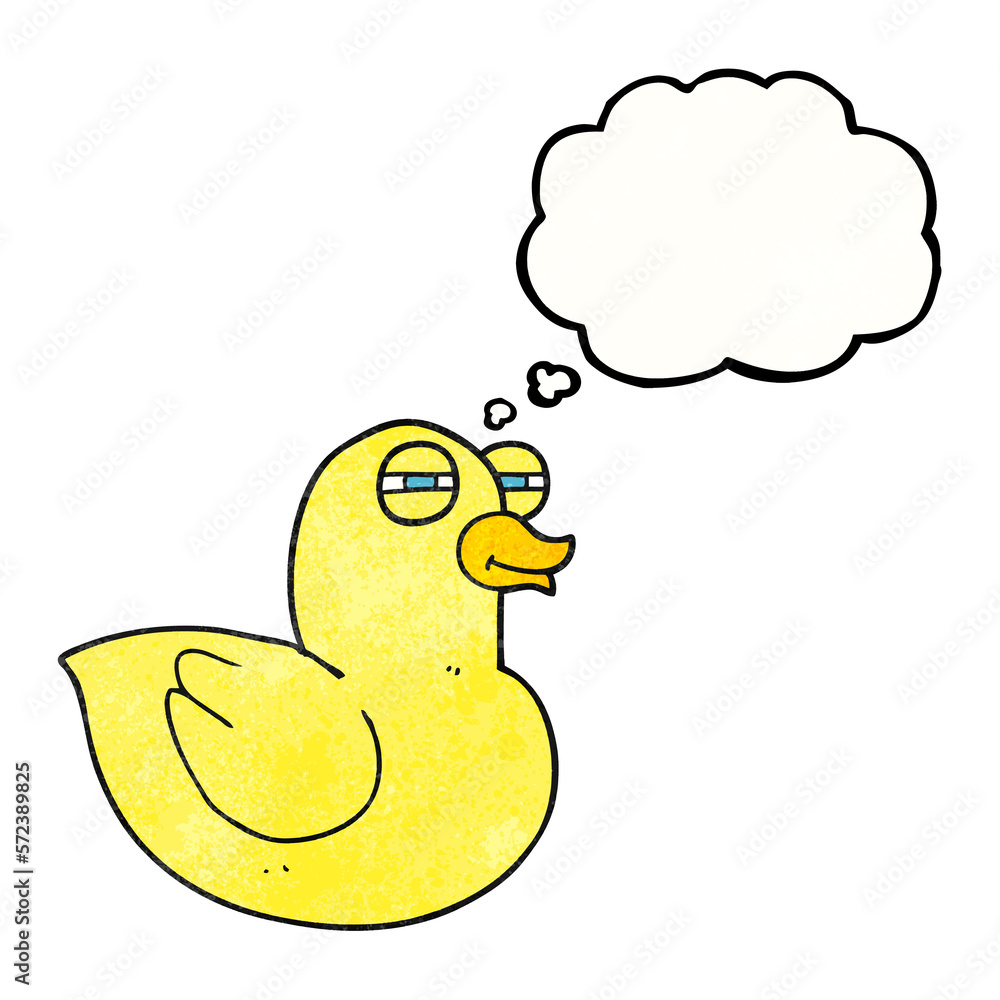thought bubble textured cartoon funny rubber duck thought bubble textured cartoon funny rubber duck