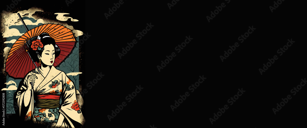 Obraz premium Ai banner jap 008