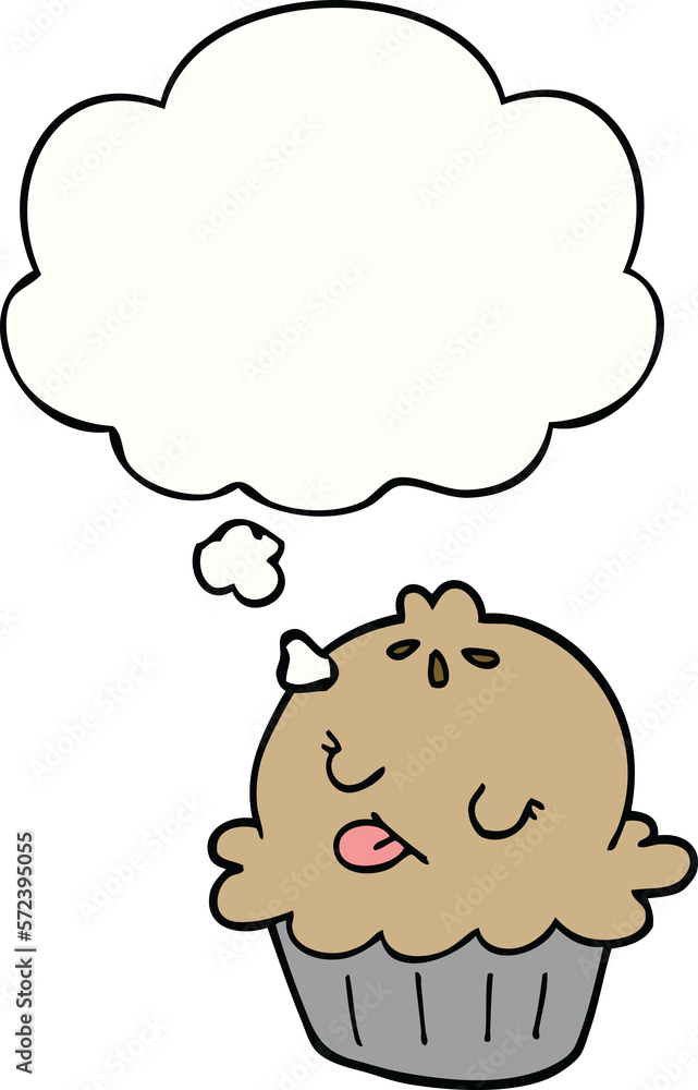 cute cartoon pie and thought bubble cute cartoon pie and thought bubble