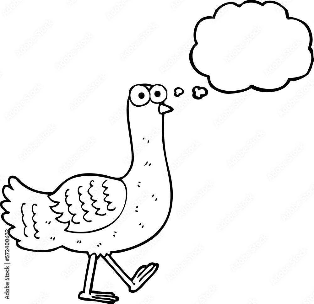 thought bubble cartoon bird thought bubble cartoon bird