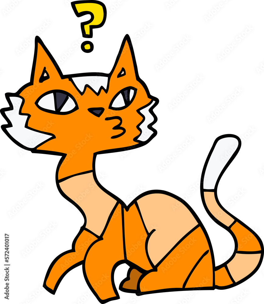 cartoon doodle cat cartoon doodle cat