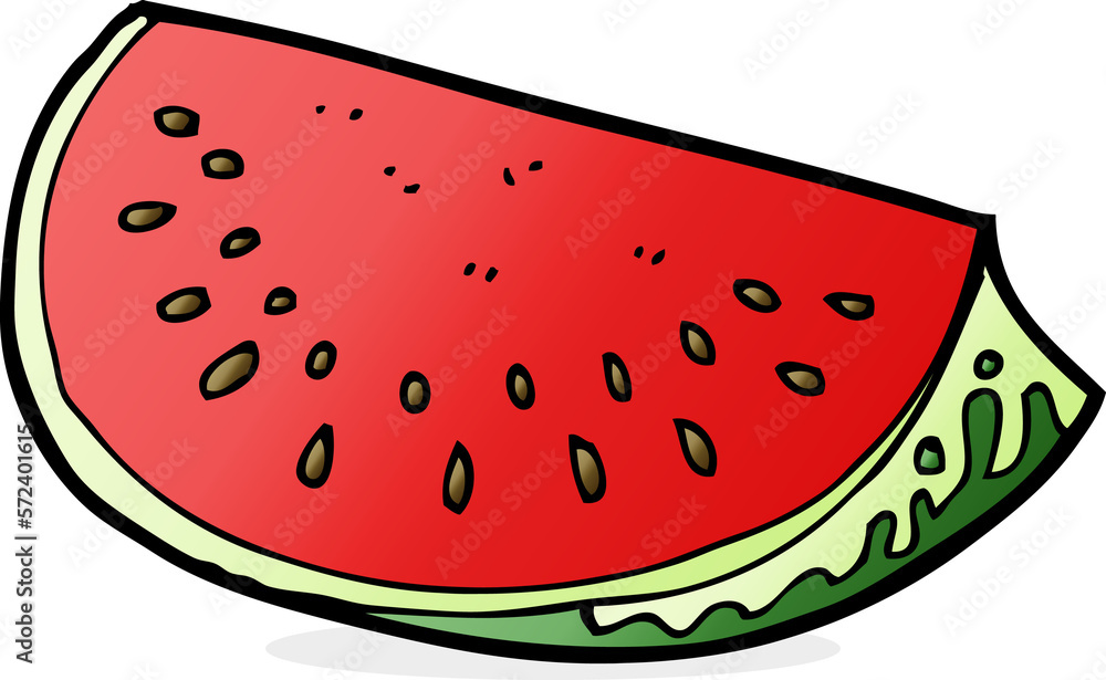 cartoon watermelon slice cartoon watermelon slice