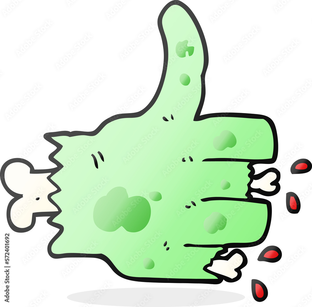 cartoon zombie hand cartoon zombie hand