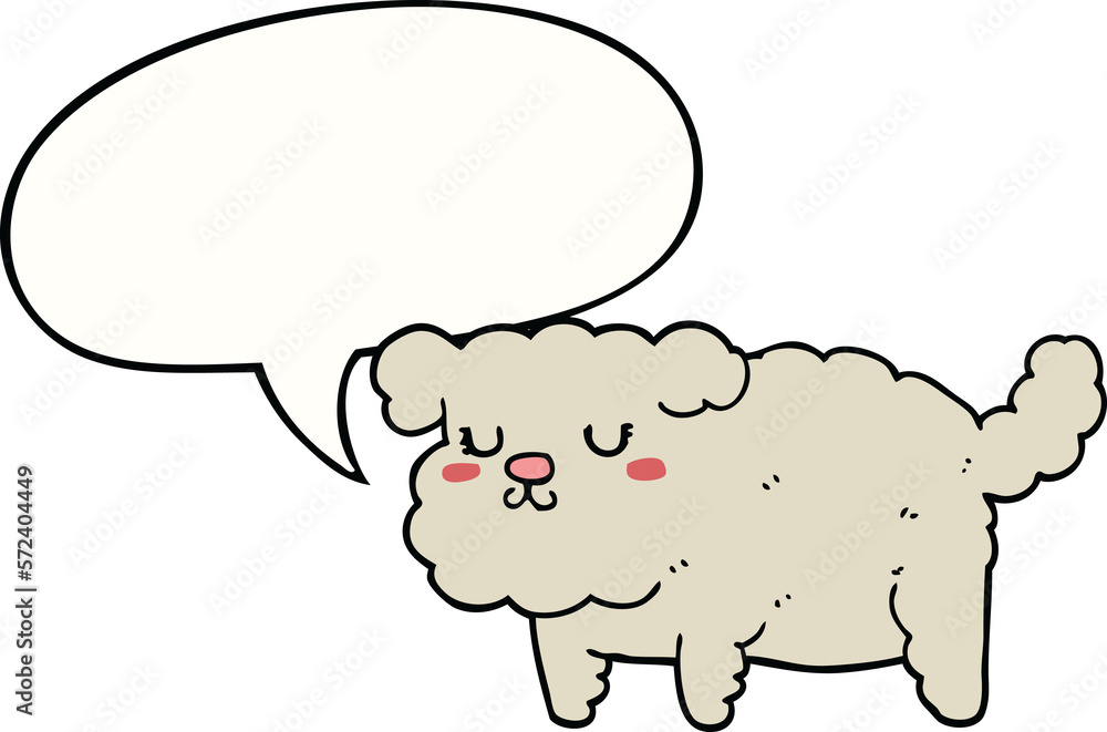 cartoon dog and speech bubble cartoon dog and speech bubble