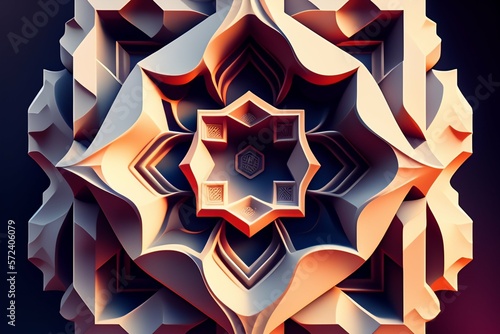 abstract symmetric background