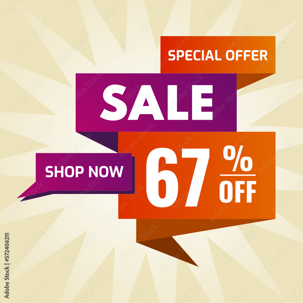 special offer sale buy now 67 percent off purple and orange
special offer sale buy now 67 percent off purple and orange