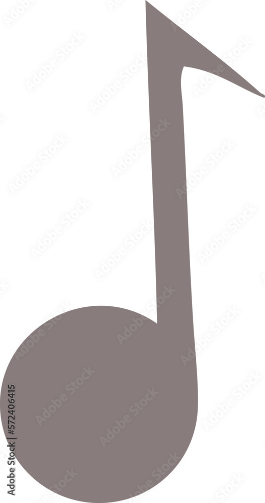flat color retro cartoon musical note flat color retro cartoon musical note