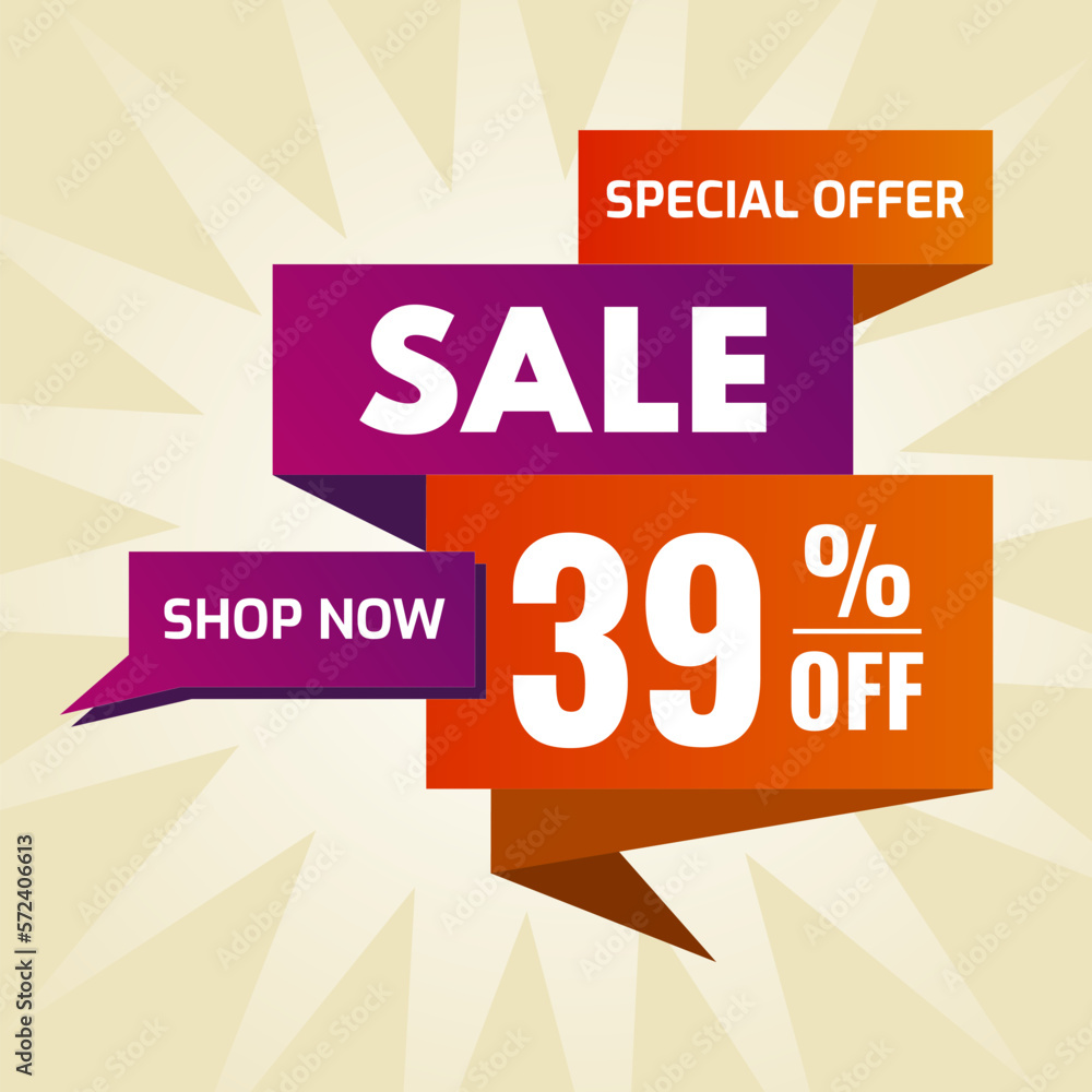 special offer sale buy now 39 percent off purple and orange
special offer sale buy now 39 percent off purple and orange