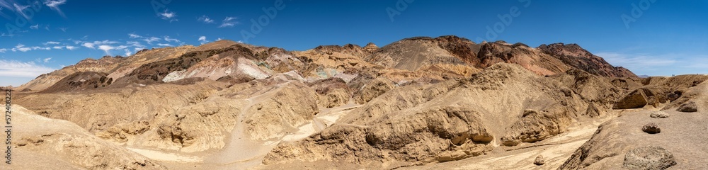 Panorama of Artist's Pallete, Death Valley Panorama of Artist's Pallete, Death Valley