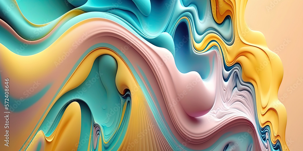colorful abstact background with a wave of liquid paint colorful abstact background with a wave of liquid paint
