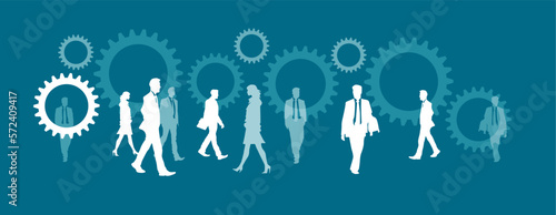 grafica, sagome, concetto di lavoro