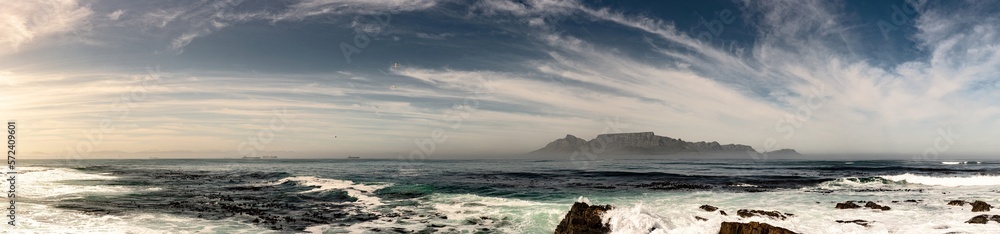 Fototapeta premium Cape Town, view from Robben Island (South Africa)