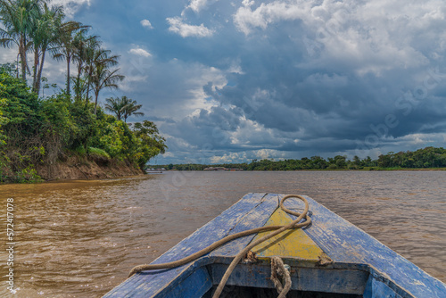 Sail along the Amazon in a wooden boat