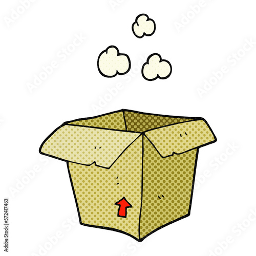 cartoon empty box
