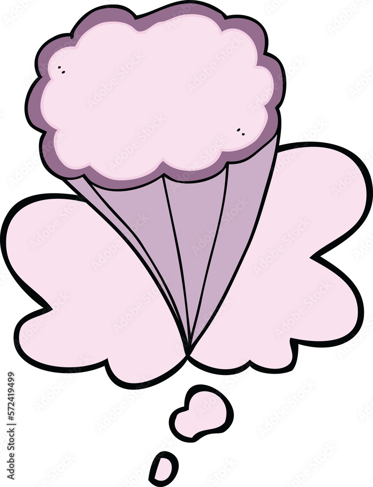 cartoon decorative cloud and thought bubble cartoon decorative cloud and thought bubble