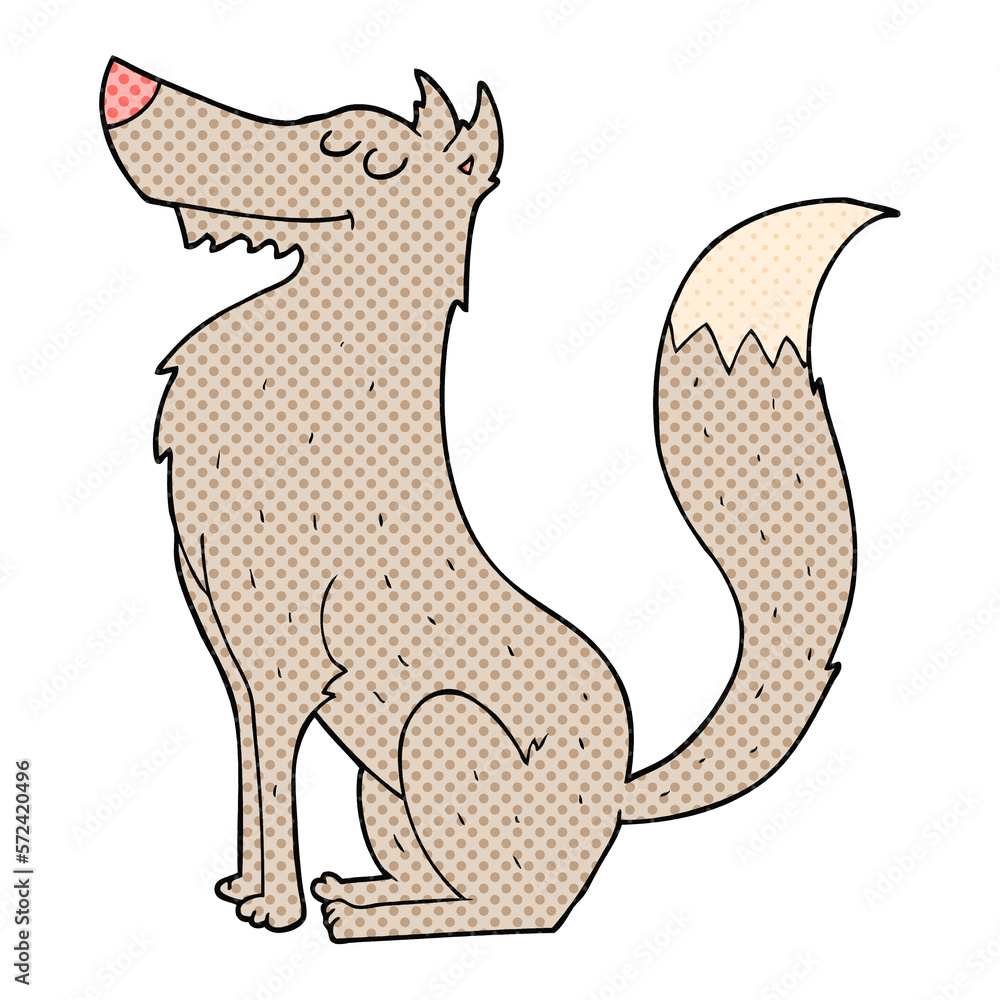 cartoon wolf cartoon wolf