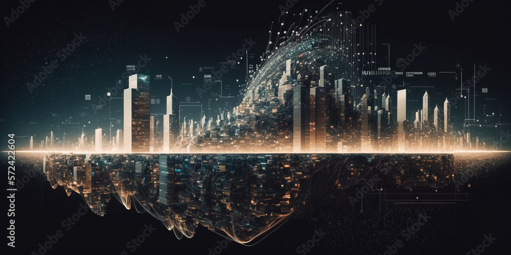 Big data technology concept. Generative Ai Big data technology concept. Generative Ai
