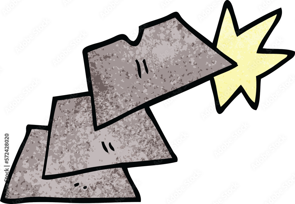 Obraz premium cartoon doodle work knife blades