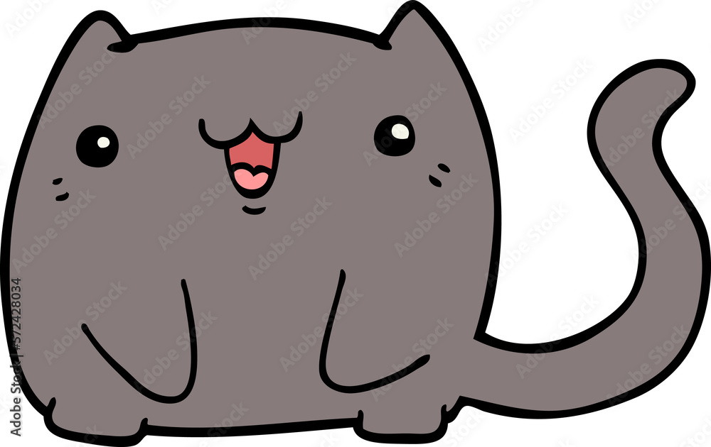 Obraz premium cartoon cat