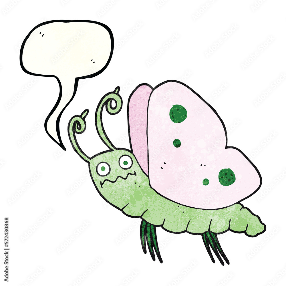 speech bubble textured cartoon funny butterfly speech bubble textured cartoon funny butterfly