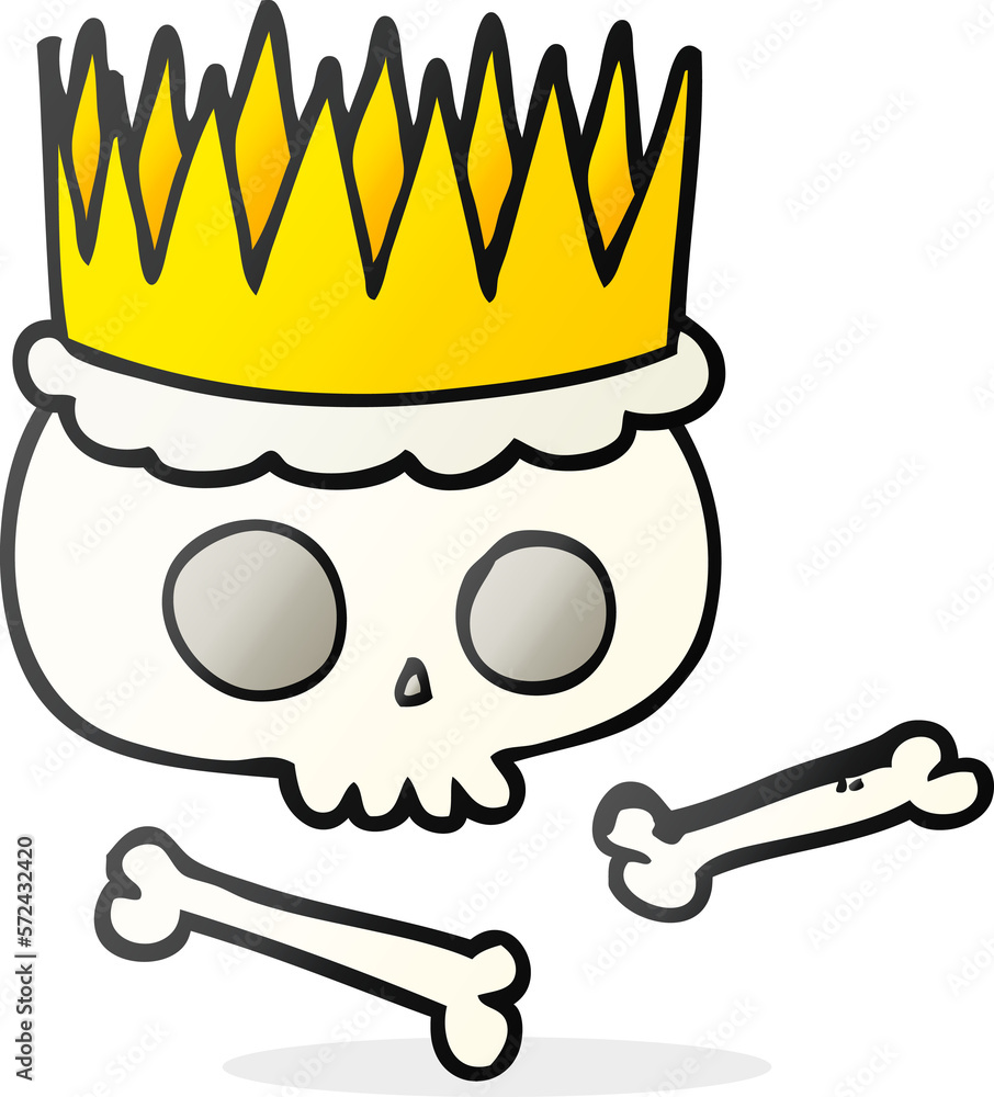 cartoon crown Stock Illustration | Adobe Stock