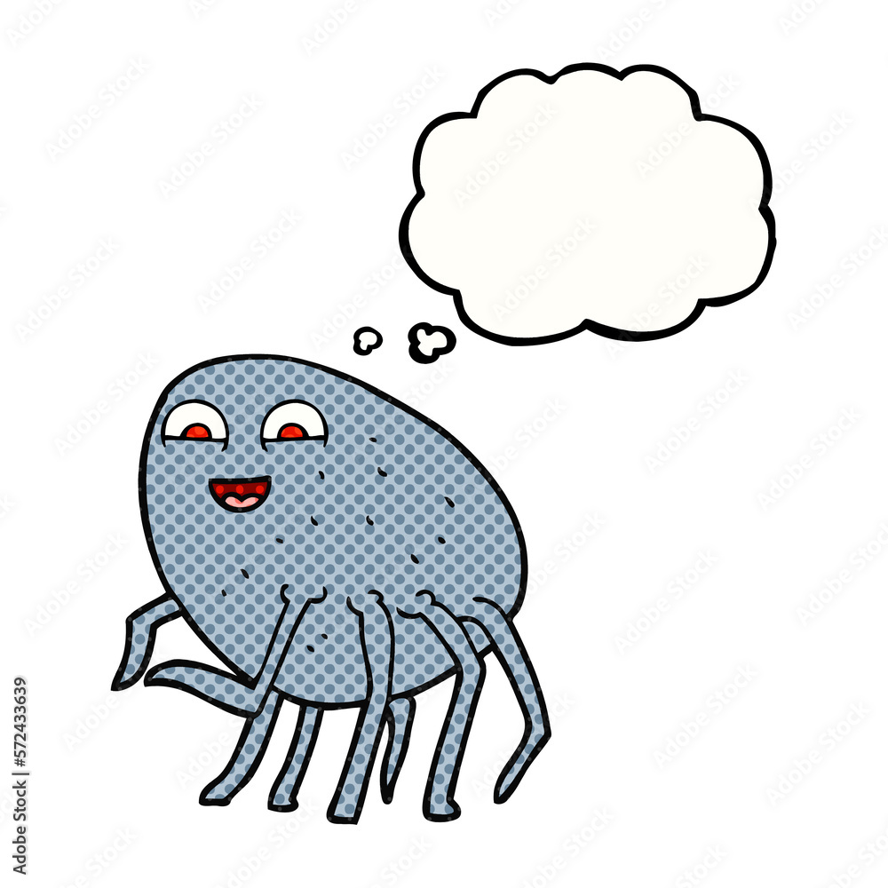 Obraz premium thought bubble cartoon tick