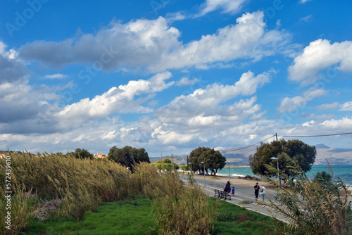 Maleme, Gemeindebezirk Platanias, an der Nordwestküste Kretas (Griechenland)