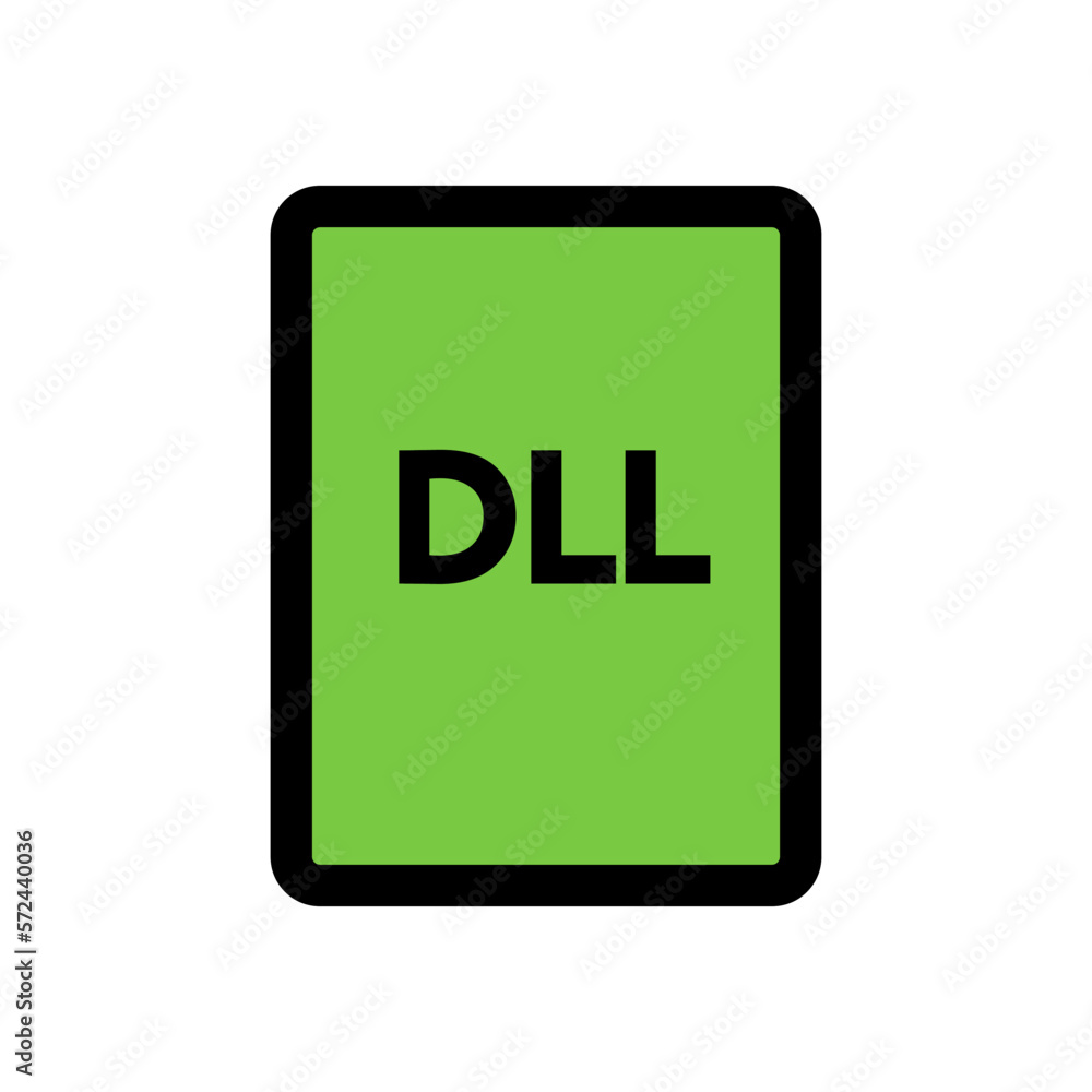 DLL file icon line isolated on white background. Black flat thin icon on modern outline style. Linear symbol and editable stroke. Simple and pixel perfect stroke vector illustration. DLL file icon line isolated on white background. Black flat thin icon on modern outline style. Linear symbol and editable stroke. Simple and pixel perfect stroke vector illustration.