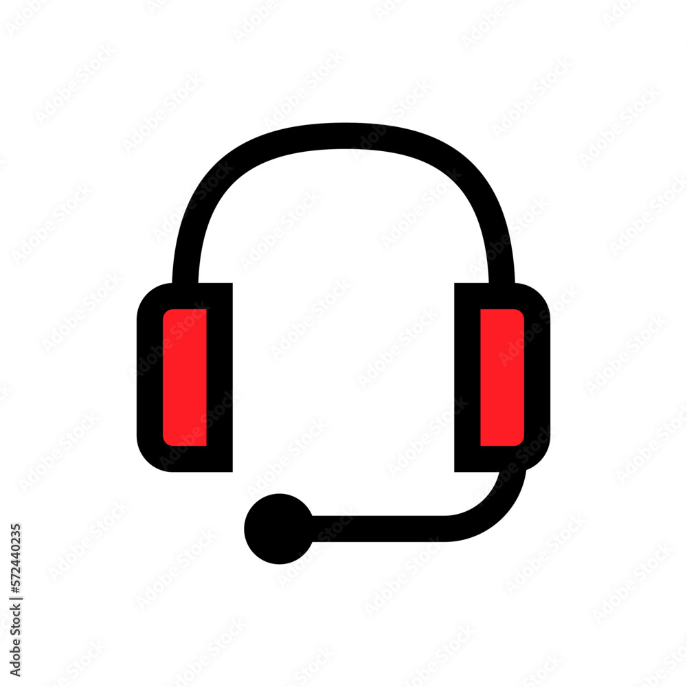 Support headphones icon line isolated on white background. Black flat thin icon on modern outline style. Linear symbol and editable stroke. Simple and pixel perfect stroke vector illustration Support headphones icon line isolated on white background. Black flat thin icon on modern outline style. Linear symbol and editable stroke. Simple and pixel perfect stroke vector illustration