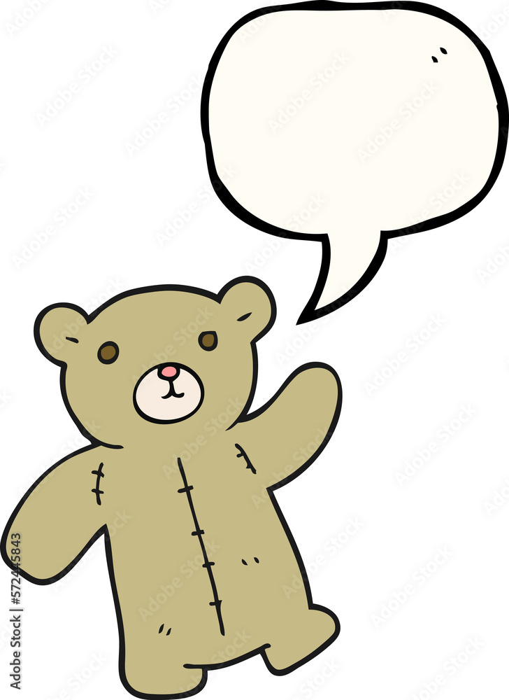 speech bubble cartoon teddy bear speech bubble cartoon teddy bear