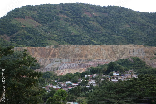 Green landscape around Basílica del Cobre, Cuba photo