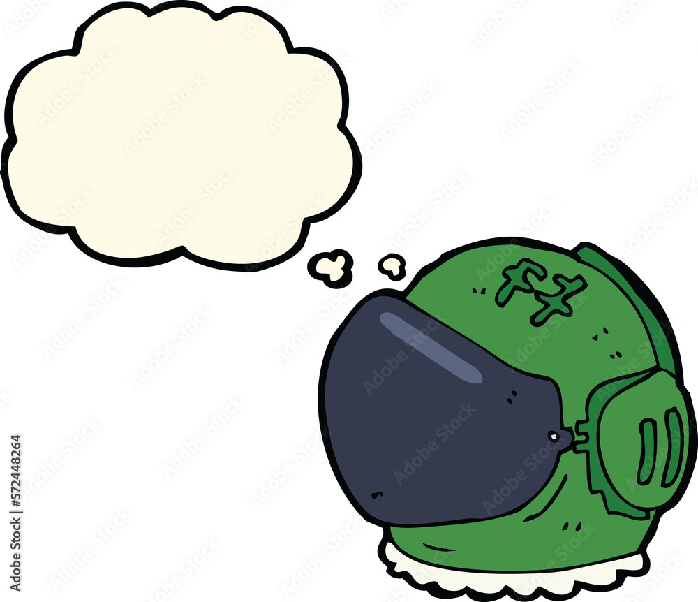 cartoon astronaut helmet with thought bubble cartoon astronaut helmet with thought bubble