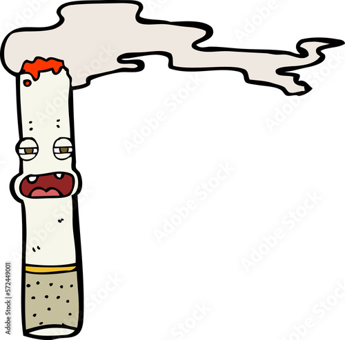 cartoon cigarette character