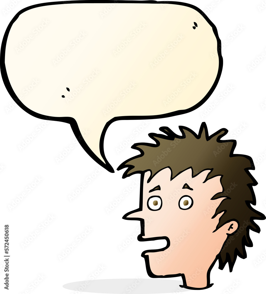 cartoon excited boy with speech bubble cartoon excited boy with speech bubble
