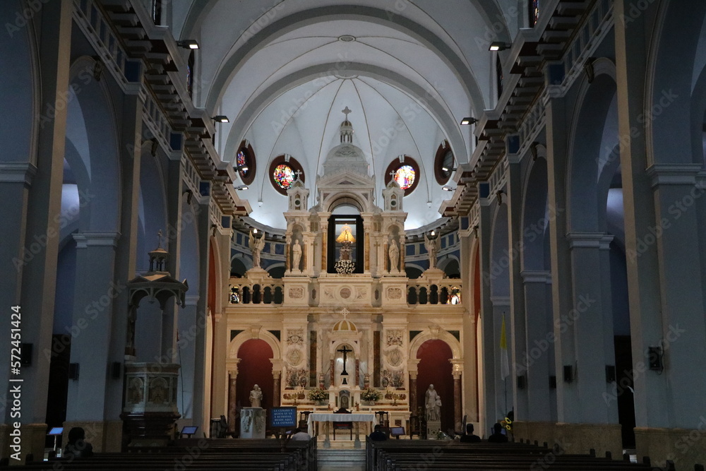 Inside the Basílica del Cobre, Cuba