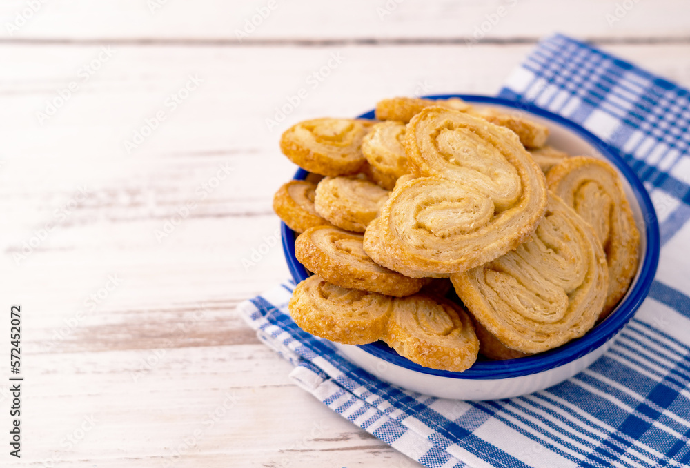 Bakery delicious design from Elephant ear ,Palm leaves, Butterfly shape