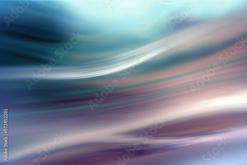 Abstract Wavy Blue, White, and Pink Background