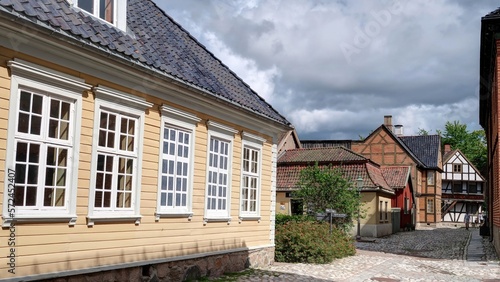 maison ancienne en Norvège, Scandinavie © Lotharingia