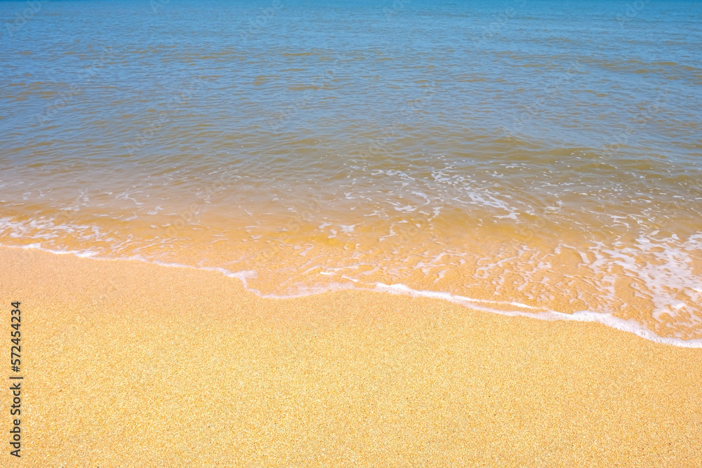 The coast of the Sea of Azov. Sea waves roll on the sandy shore. Seashell sandy beach. The coast of the Sea of Azov. Sea waves roll on the sandy shore. Seashell sandy beach.