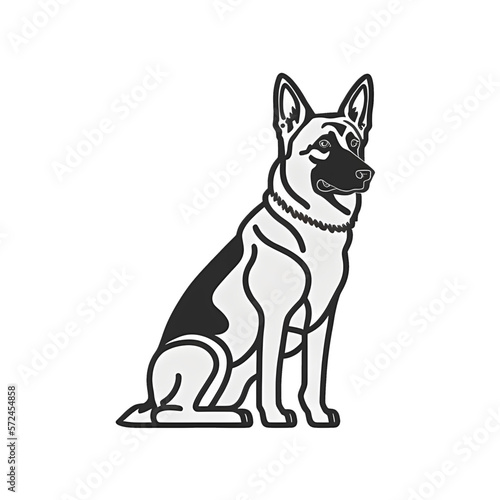 Loyal German Shepherd Companion